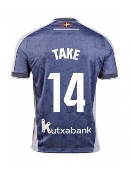 Billige Real Sociedad Takefusa Kubo #14 Bortedrakt 2025-26 Kortermet